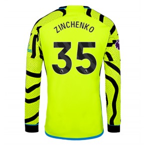 Arsenal Oleksandr Zinchenko #35 Koszulka Wyjazdowych 2023-24 Długi Rękaw